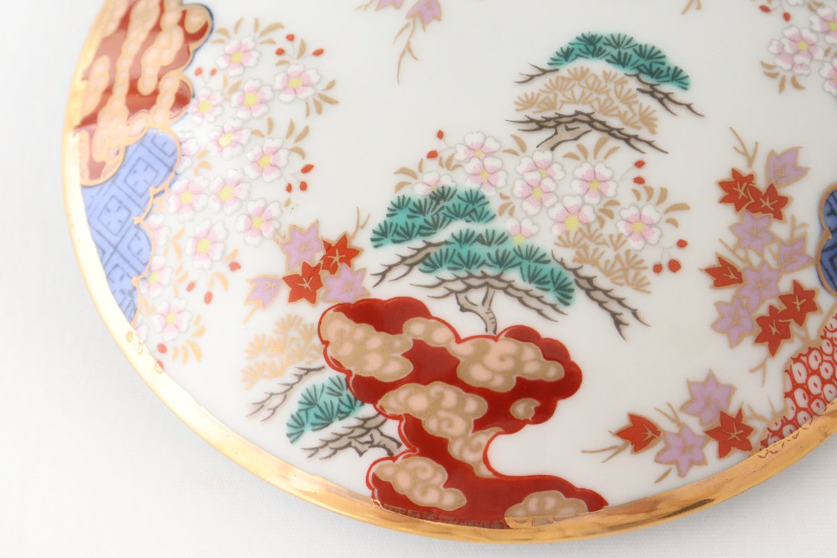 Three-tier Jyubako Bento Box Spring and Autumn Pattern | Arita Ware