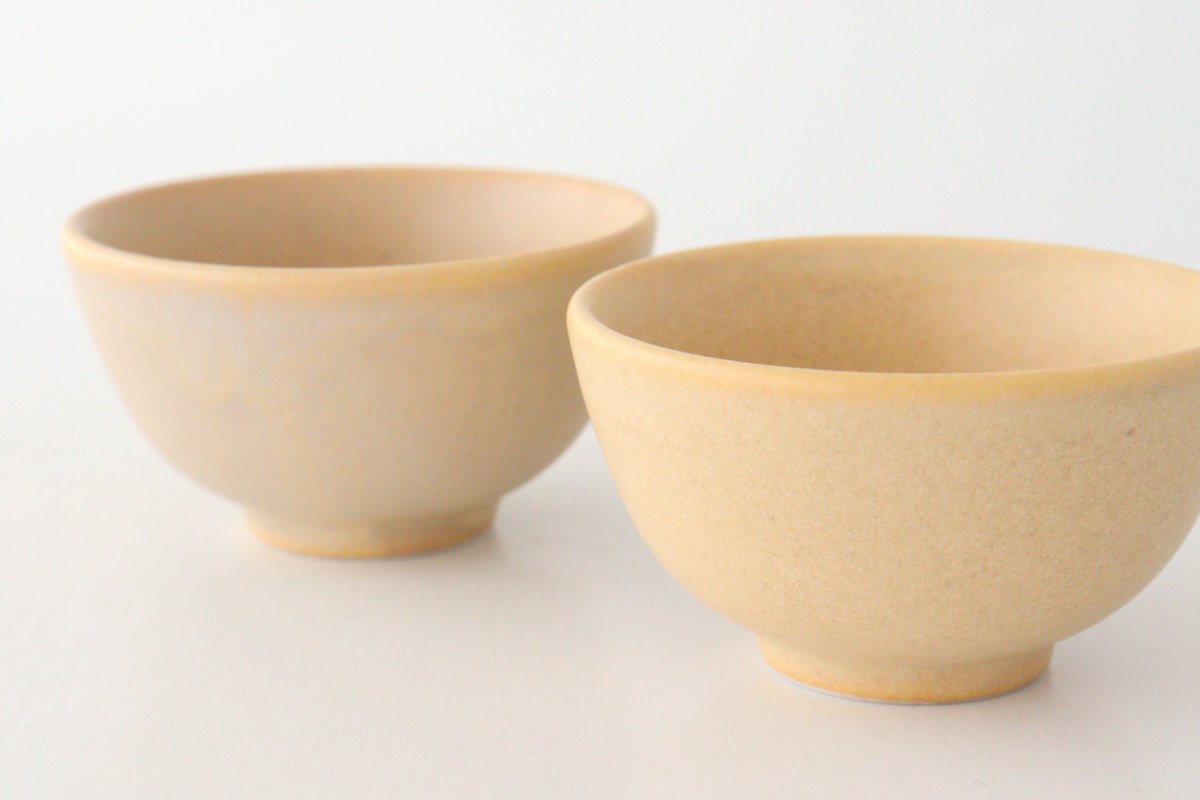 Sake Cup Choko Beige | Mino Ware