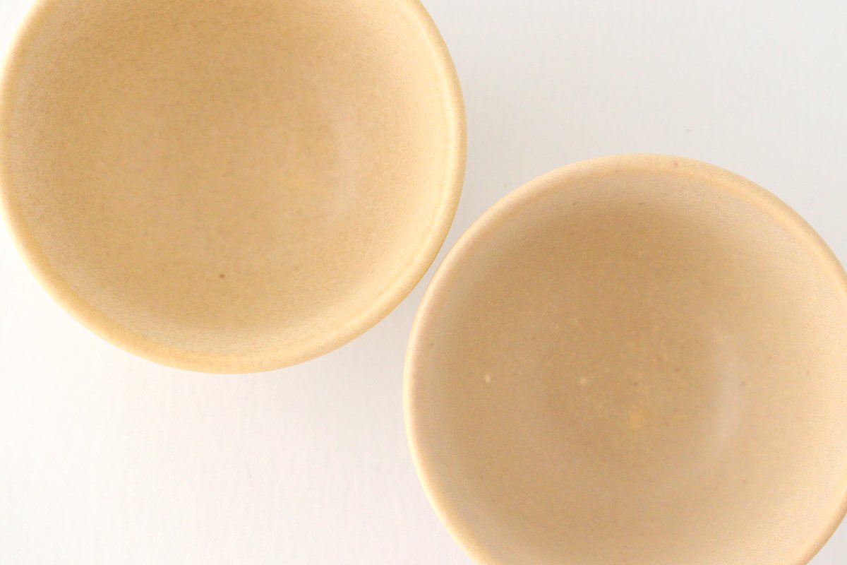 Sake Cup Choko Beige | Mino Ware