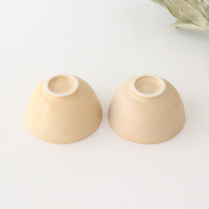 Sake Cup Choko Beige | Mino Ware