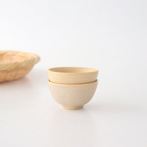 Sake Cup Choko Beige | Mino Ware