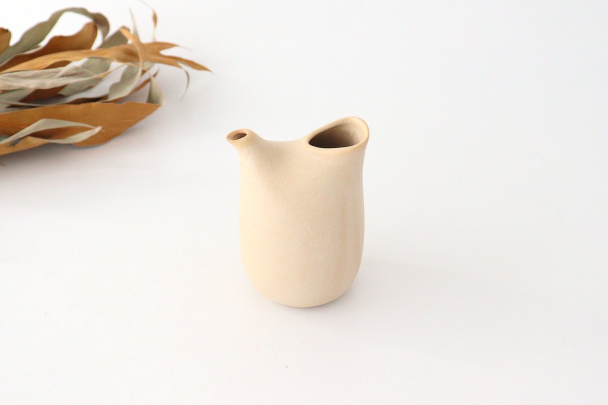 3-piece Sake Set Beige | Mino Ware