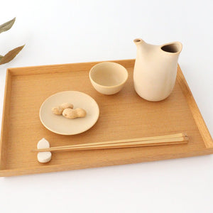 3-piece Sake Set Beige | Mino Ware