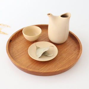 3-piece Sake Set Beige | Mino Ware