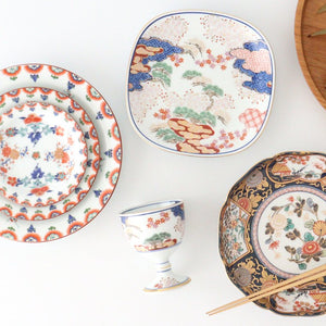 Japanese plate Rinpa Old Imari style porcelain Arita ware