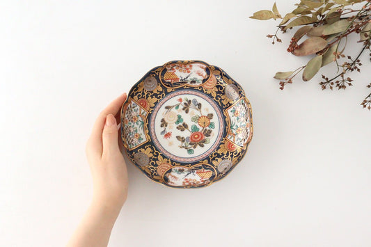 Round Plate Old Imari Style Rinpa | Arita Ware-Detail4