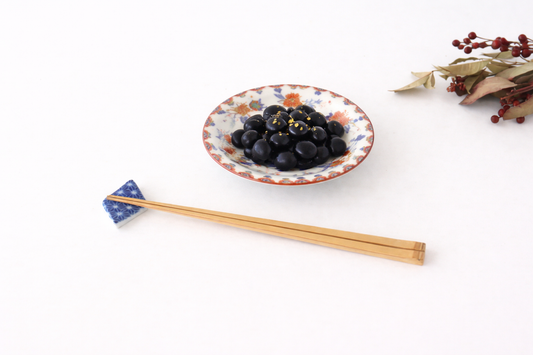 Sauce Plate Plum and Chrysanthemum Pattern | Arita Ware