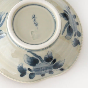 Rinkurou Kiln Small Bowl Old Imari Chrysanthemum Pattern | Kobachi Hasami Ware