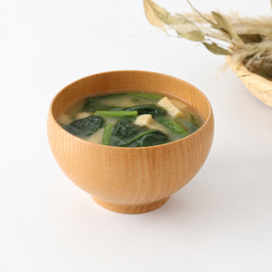 Sen Chitose Soup Bowl Zelkova | Yamanaka Lacquerware