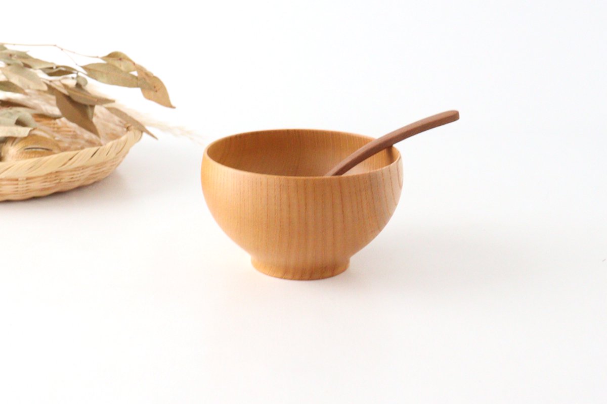 Sen Chitose Soup Bowl Zelkova | Yamanaka Lacquerware