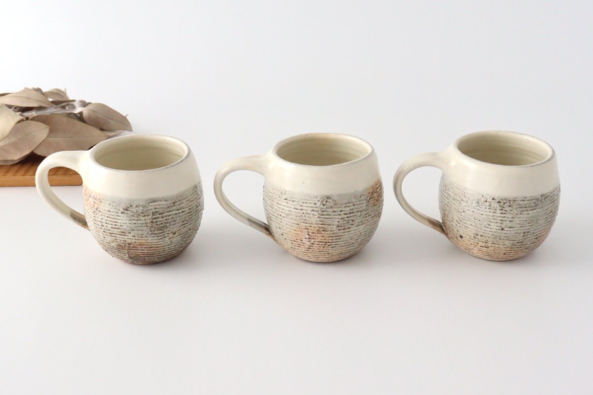 Furutani Seitosho Egg Mug  Horizontal-lines