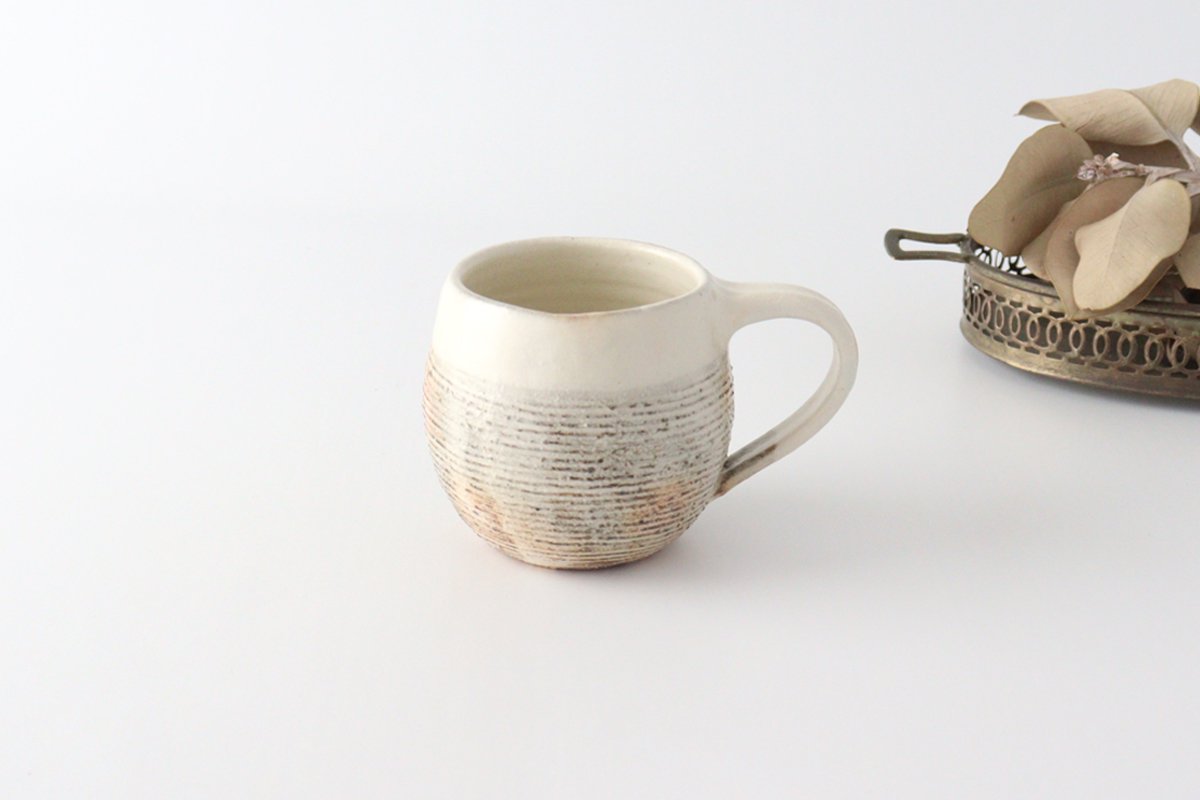 Furutani Seitosho Egg Mug  Horizontal-lines