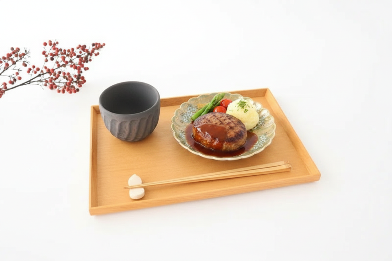 Rinkurou Kiln Round Plate Old Imari Sakura Tree Pattern 15cm/5.9in | Hasami Ware