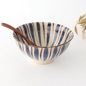 Donburi Bowl Straw Pattern Blue | Mino Ware