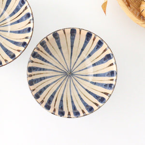 Donburi Bowl Straw Pattern Blue | Mino Ware