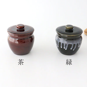 Small pot tea pottery Mino ware