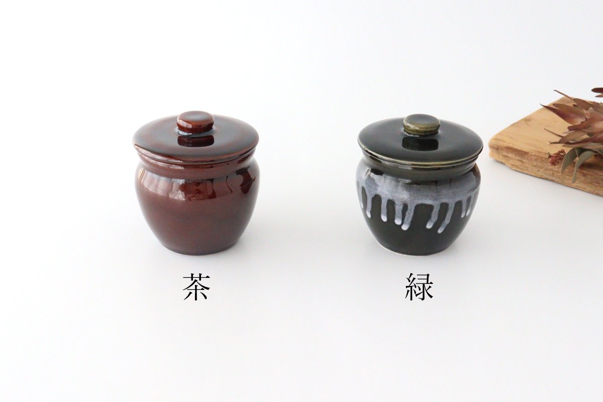 Small pot tea pottery Mino ware