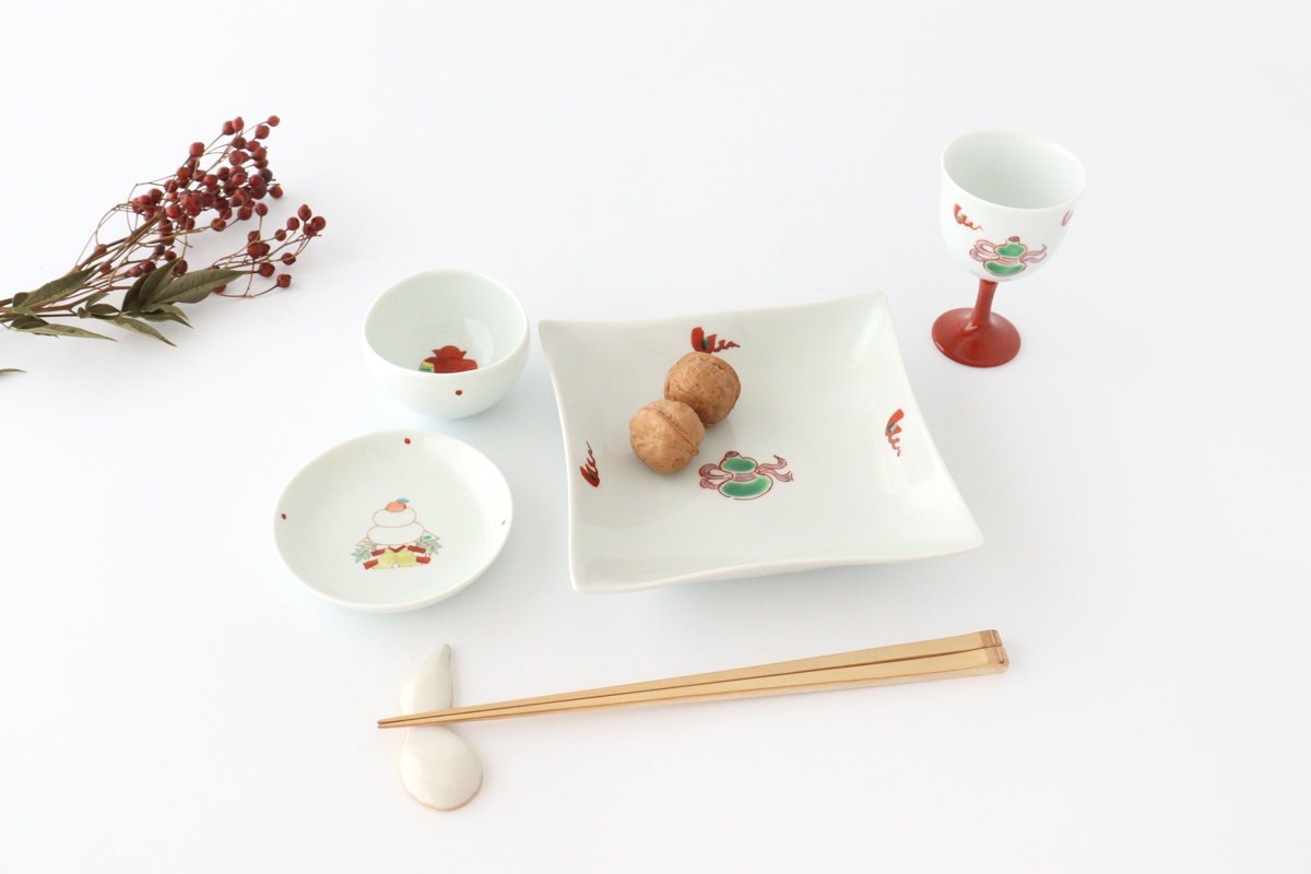 Auspicious Princess Bowl Gavel Porcelain Hasami Ware
