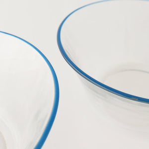 17cm bowl blue bitte glass POTPURRI