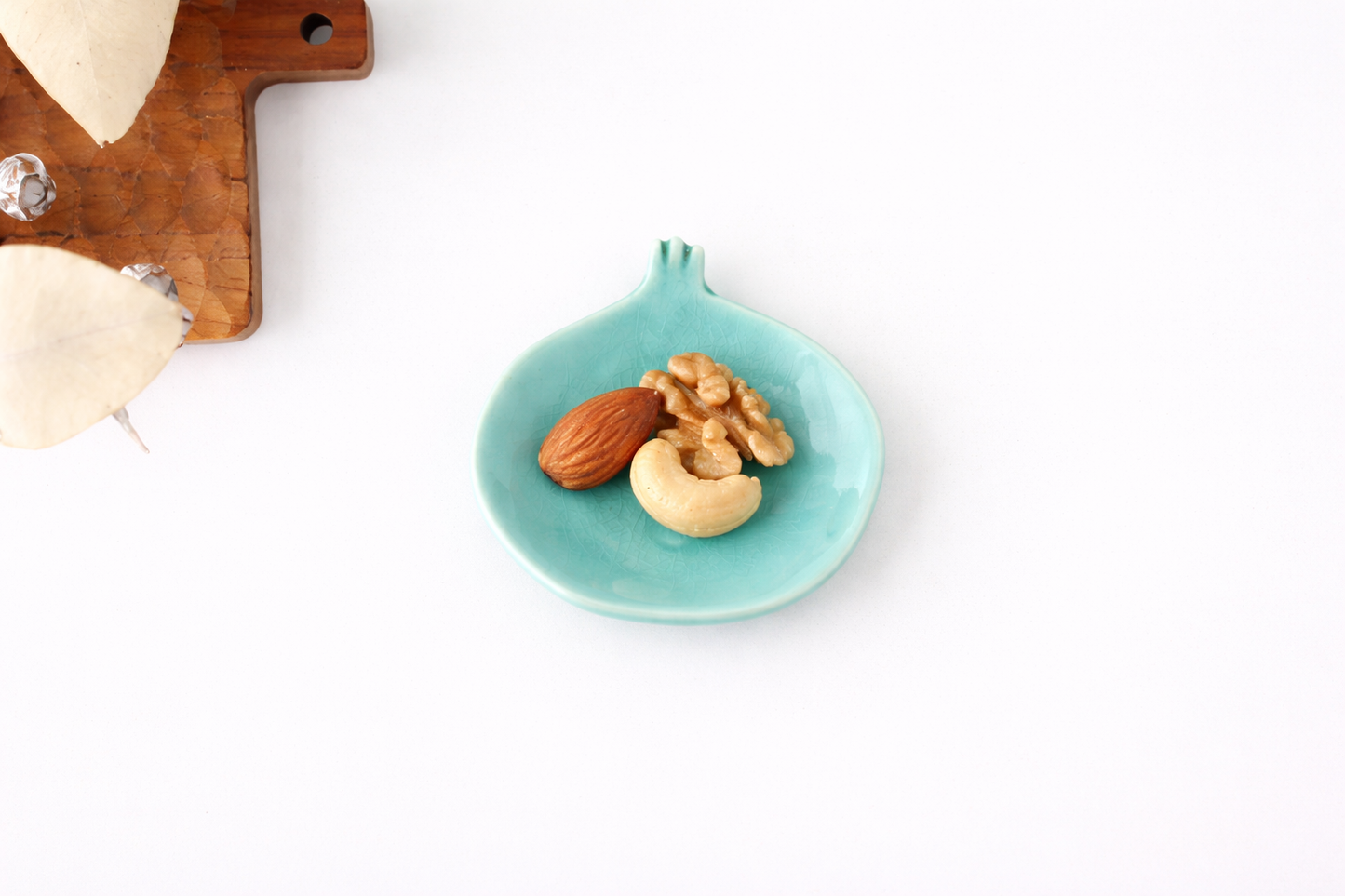 POTPURRI Sauce Plate Pomegranate Green