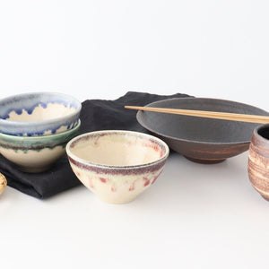 Rice Bowl Hakeme Brown | Mino Ware