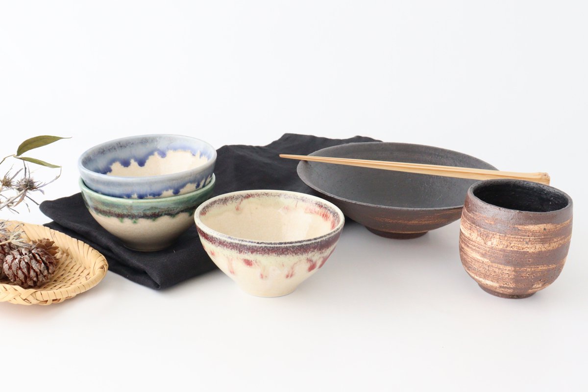 Rice Bowl Hakeme Brown | Mino Ware