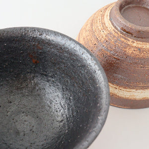 Rice Bowl Hakeme Brown | Mino Ware