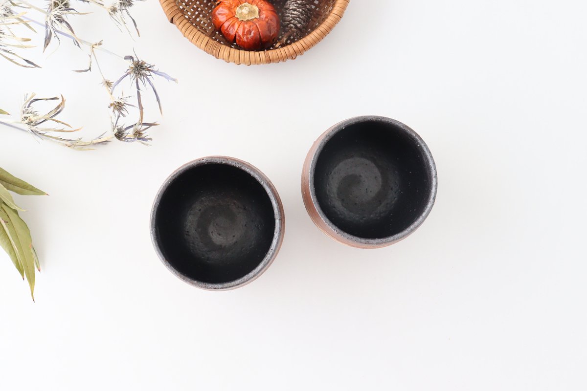 Japanese Cup Hakeme Brown | Yunomi Mino Ware