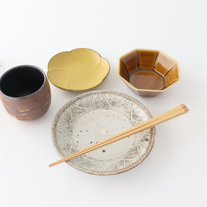 Japanese Cup Hakeme Brown | Yunomi Mino Ware