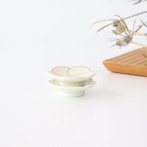 Chopstick Rest White Plum | Hashioki Arita Ware