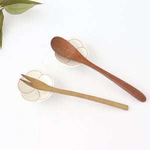 Chopstick Rest White Plum | Hashioki Arita Ware