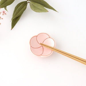 Chopstick Rest Pink Plum | Hashioki Arita Ware