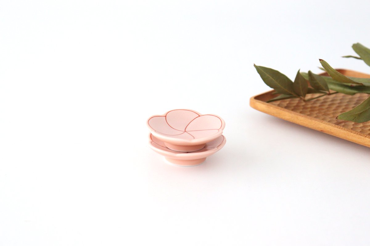 Chopstick Rest Pink Plum | Hashioki Arita Ware