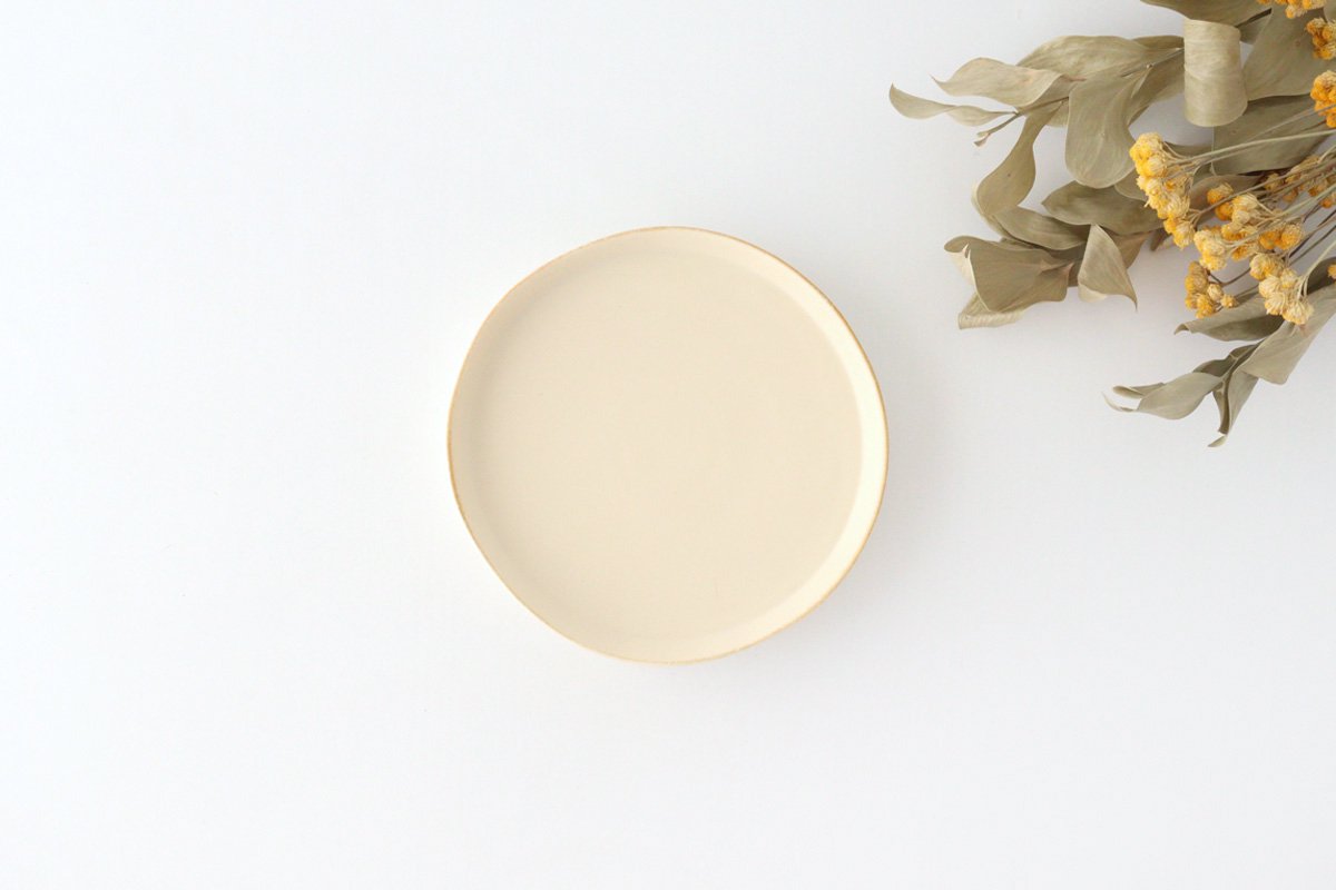 ORLO Round Plate Ivory 16cm/6.3in | Mino Ware