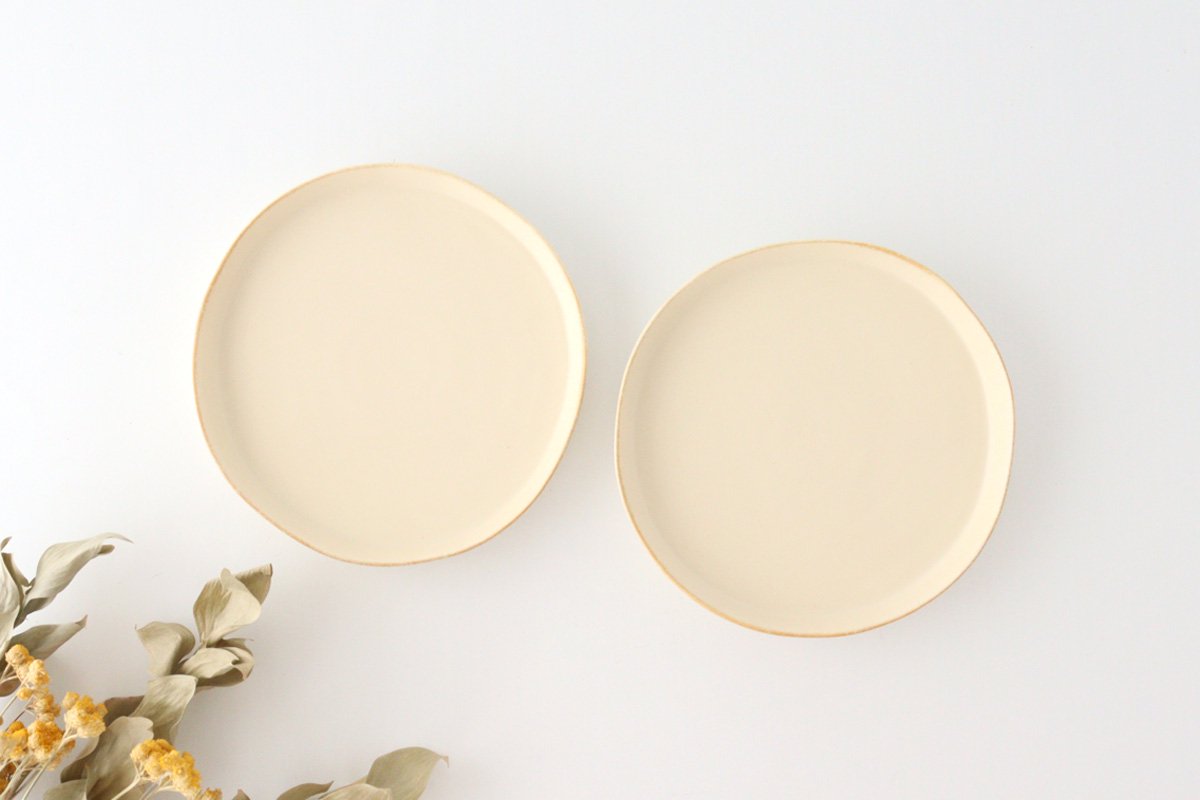 ORLO Round Plate Ivory 16cm/6.3in | Mino Ware