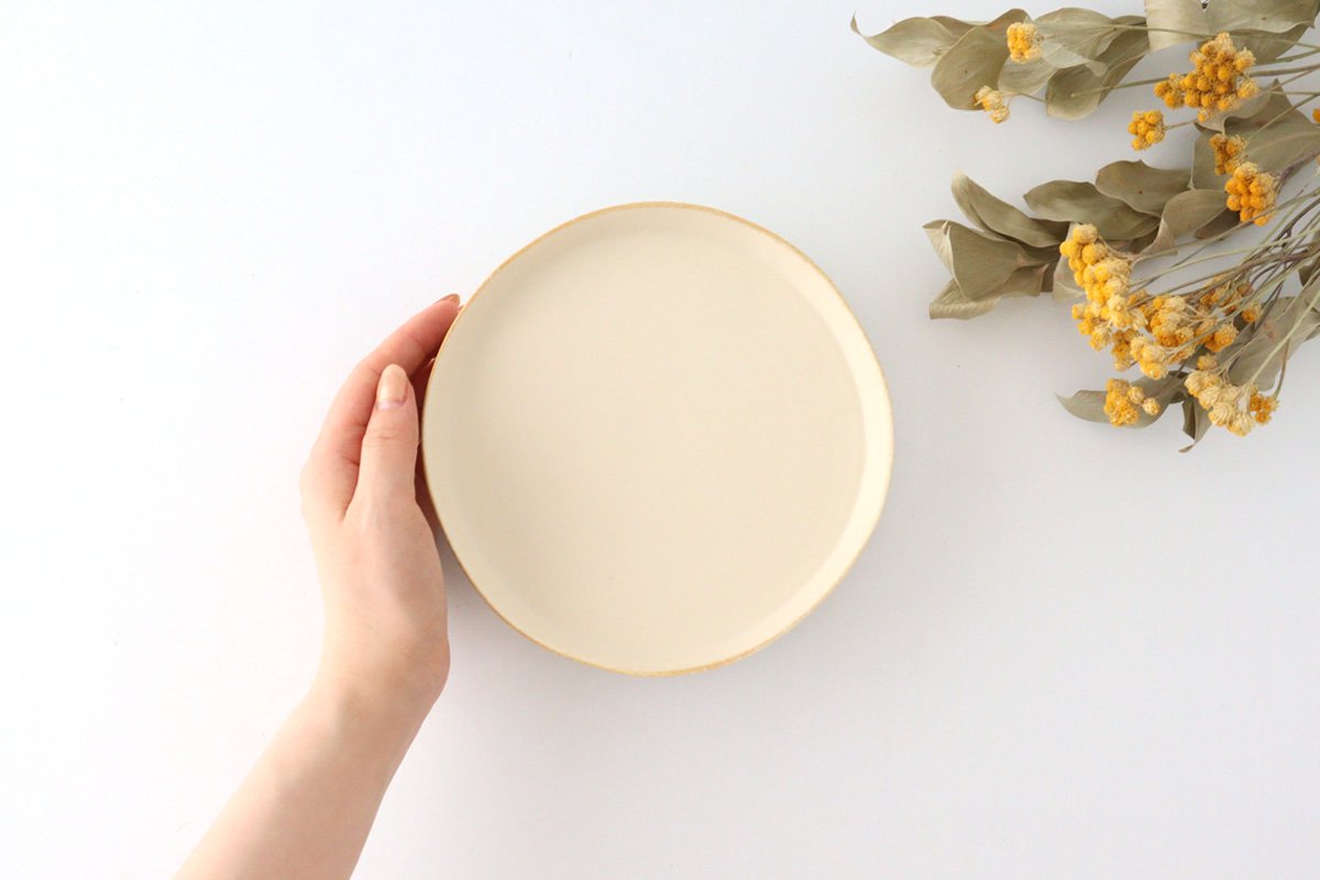 ORLO Round Plate Ivory 16cm/6.3in | Mino Ware