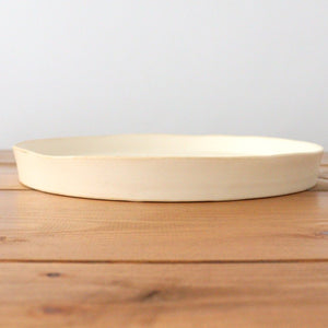 ORLO Round Plate Ivory 24cm/9.4in | Mino Ware