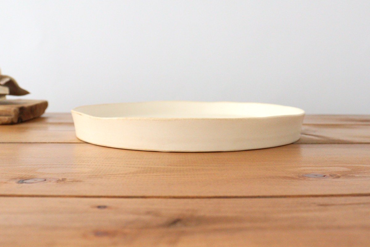 ORLO Round Plate Ivory 24cm/9.4in | Mino Ware