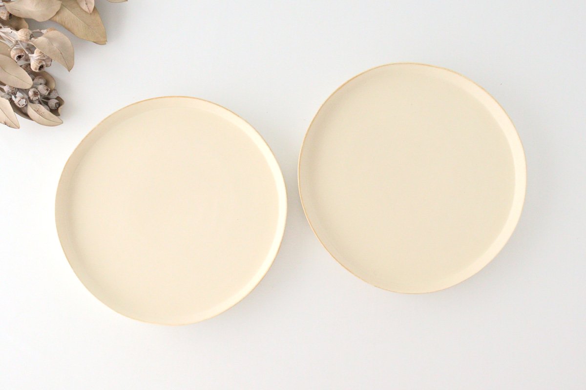 ORLO Round Plate Ivory 24cm/9.4in | Mino Ware