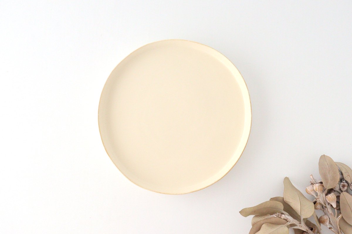 ORLO Round Plate Ivory 24cm/9.4in | Mino Ware