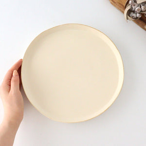 ORLO Round Plate Ivory 24cm/9.4in | Mino Ware