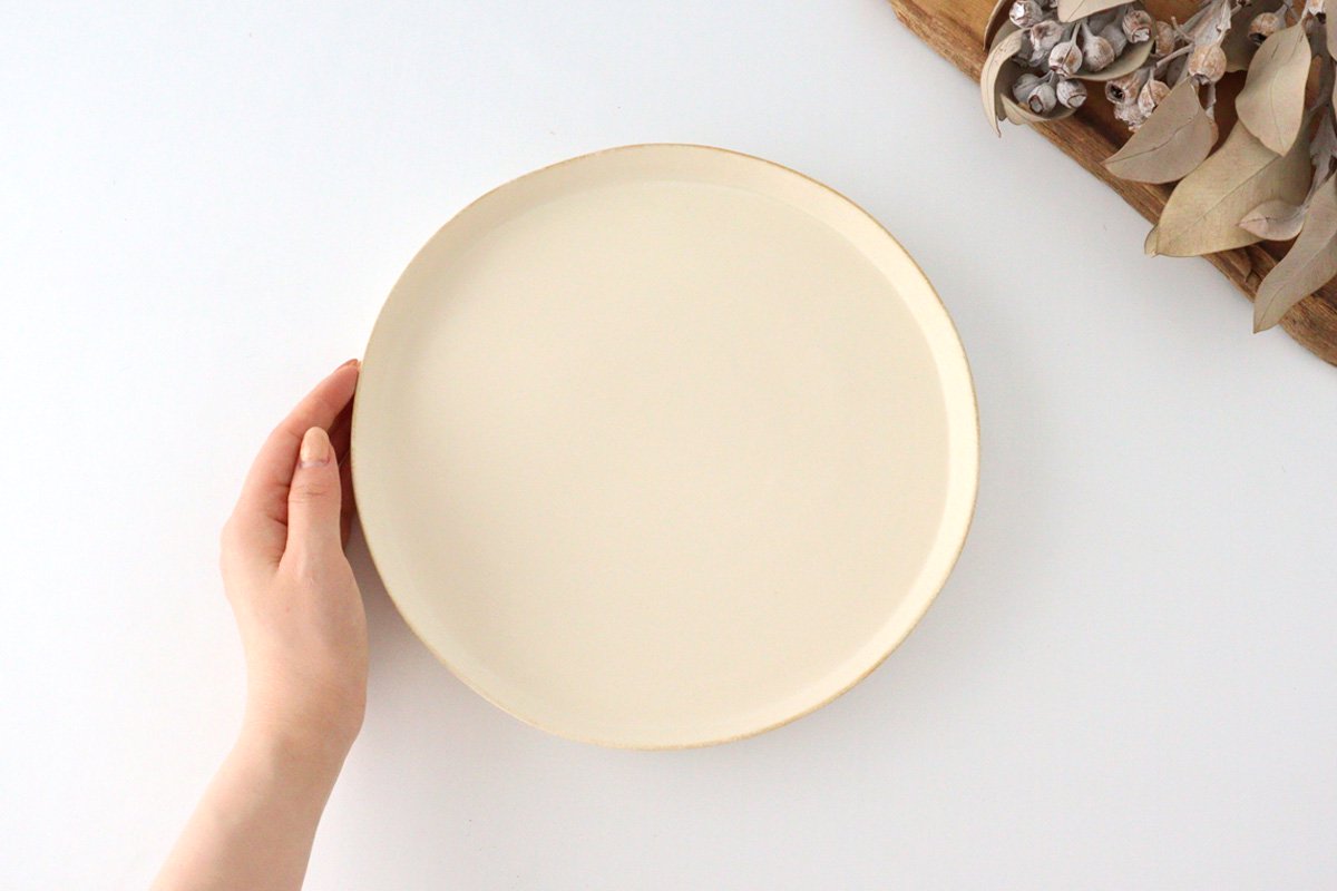 ORLO Round Plate Ivory 24cm/9.4in | Mino Ware