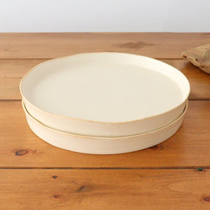 ORLO Round Plate Ivory 24cm/9.4in | Mino Ware