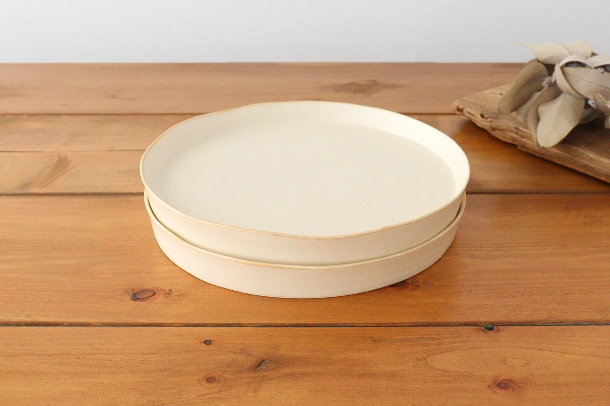 ORLO Round Plate Ivory 24cm/9.4in | Mino Ware