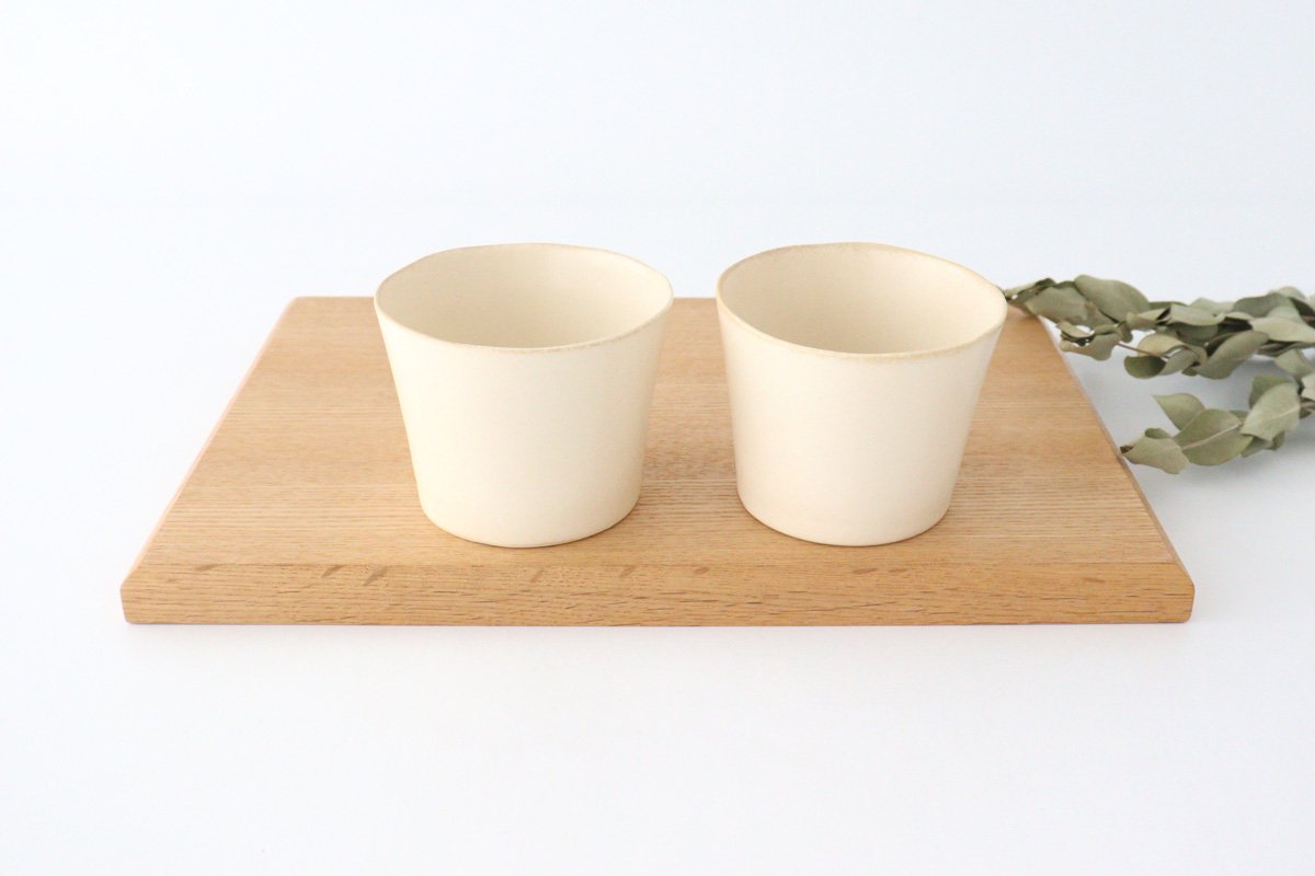 ORLO Free Cup Ivory | Soba Choko Mino Ware