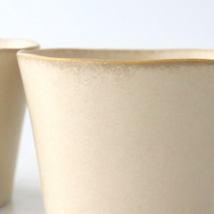 ORLO Free Cup Ivory | Soba Choko Mino Ware