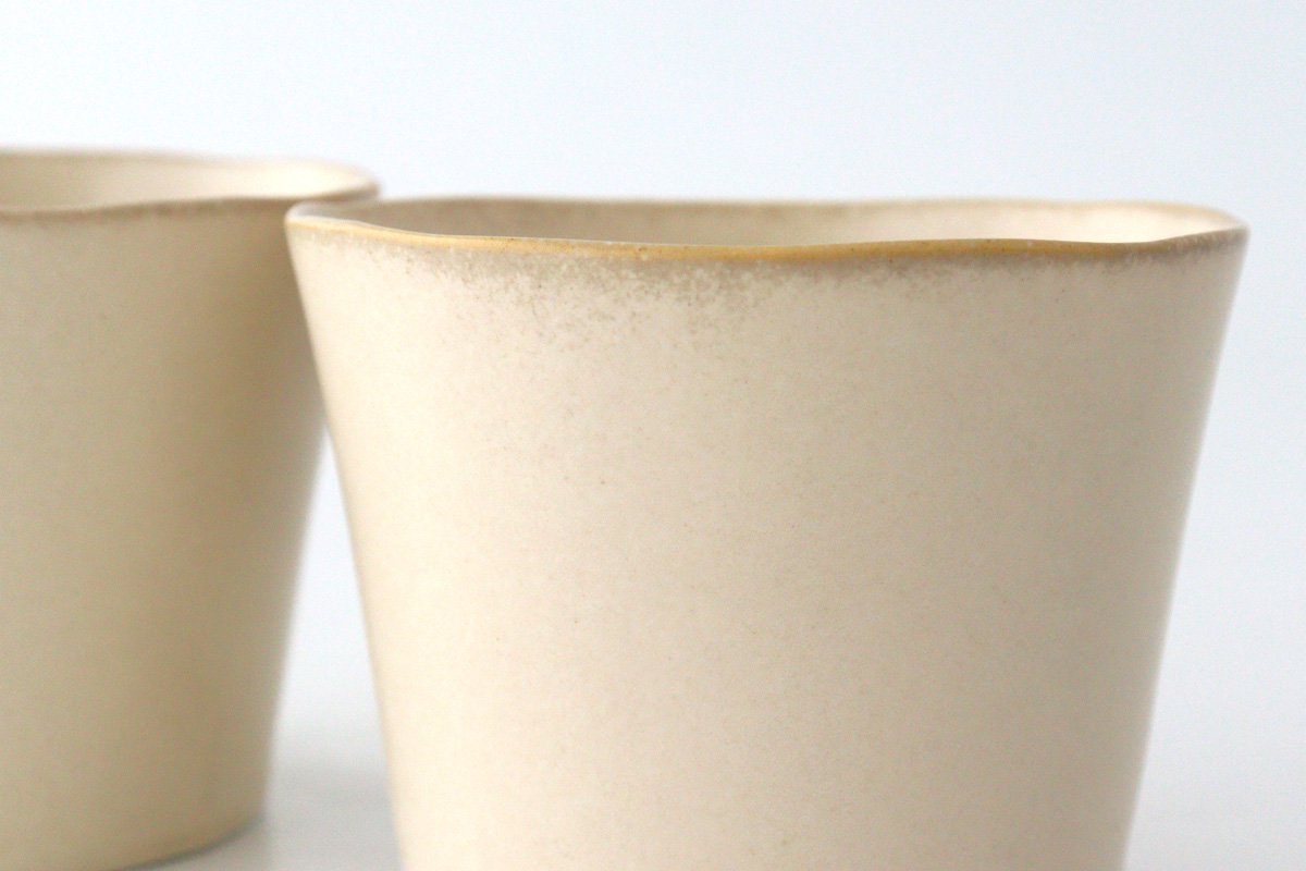 ORLO Free Cup Ivory | Soba Choko Mino Ware