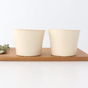 ORLO Free Cup Ivory | Soba Choko Mino Ware