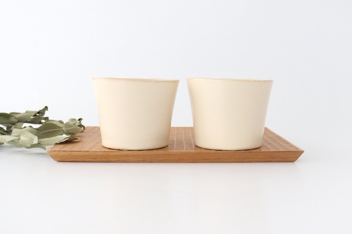 ORLO Free Cup Ivory | Soba Choko Mino Ware