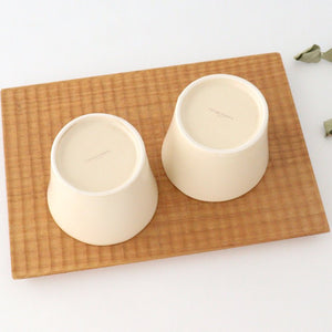 ORLO Free Cup Ivory | Soba Choko Mino Ware